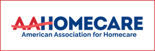 The american association for homecare logo.